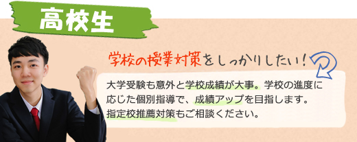 フィオネスはこんな高校生にオススメです